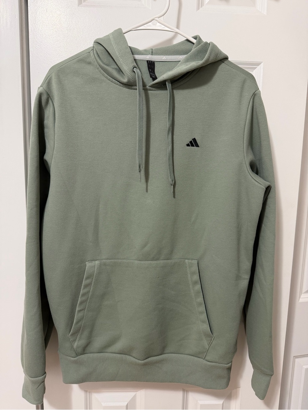 Adidas Men's Sage Green Pullover Hoodie